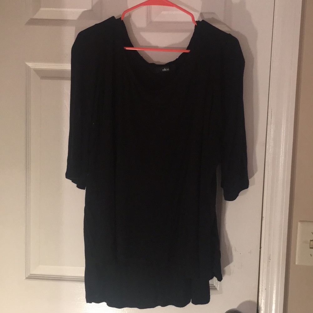 Black “crop top”